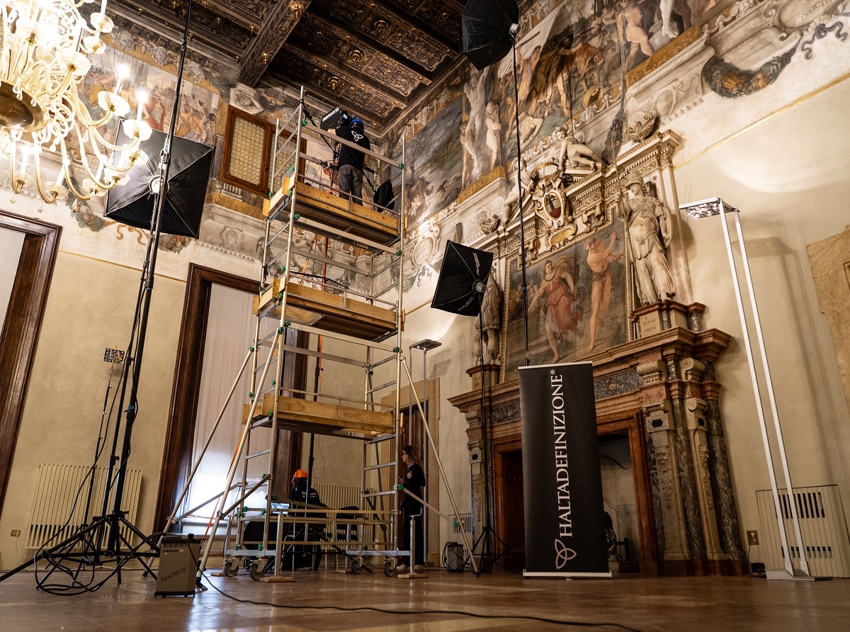 La digitalizzazione della Sala dei Carracci
